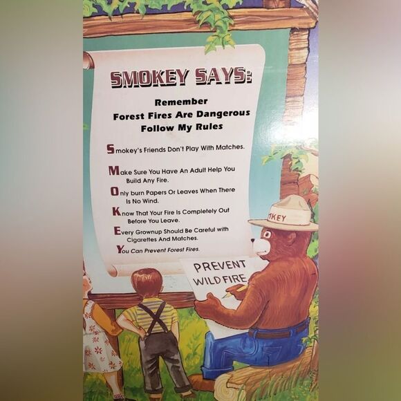 Vintage J.J. WIND INC. Limited Edition Smokey The Bear Large Stuffed Plush - Picture 17 of 17